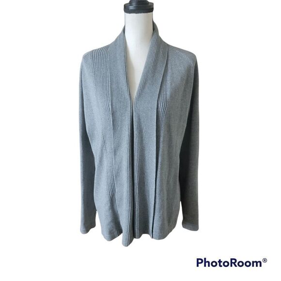 Lands' End Baumwolle Open Front Cardigan. Size S. - Picture 3 of 8